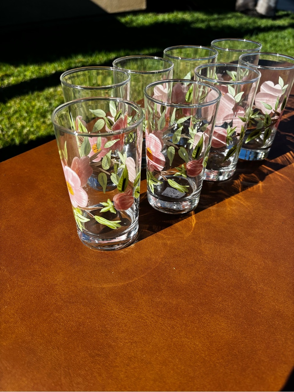Franciscan Desert Rose Juice Glasses (8) - Picture 2 of 6
